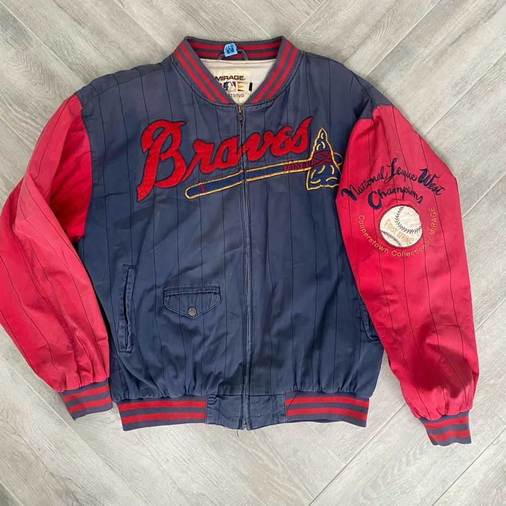 Vintage Atlanta Braves Baseball Jacket